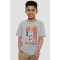 Sport Heather - Back - Disney Childrens-Kids Number 1 Grandpa Mickey Mouse T-Shirt