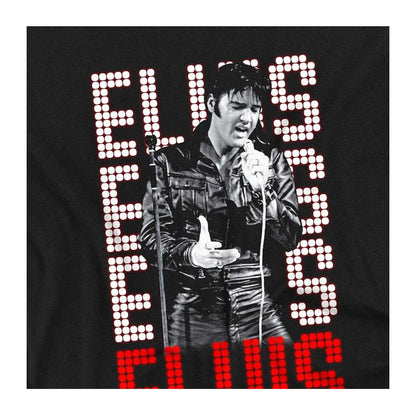 Black - Side - Elvis Presley Childrens-Kids 1968 T-Shirt