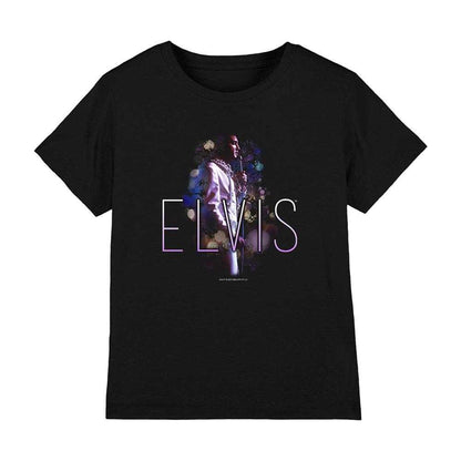 Black - Front - Elvis Childrens-Kids Dream State T-Shirt