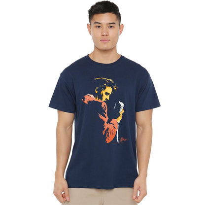 Navy - Back - Elvis Presley Unisex Adult Early Elvis Presley T-Shirt