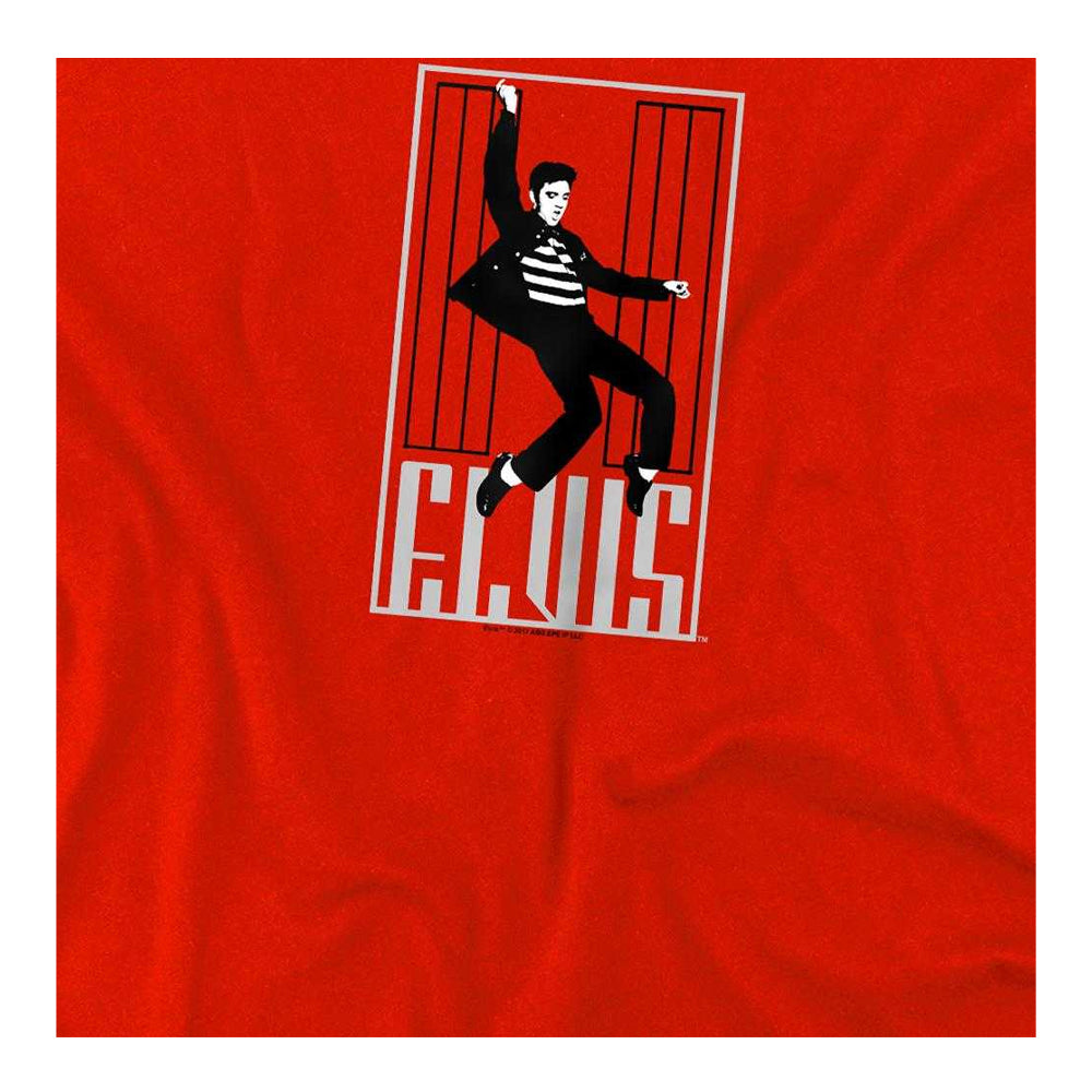 Red - Side - Elvis Presley Childrens-Kids One Jailhouse T-Shirt