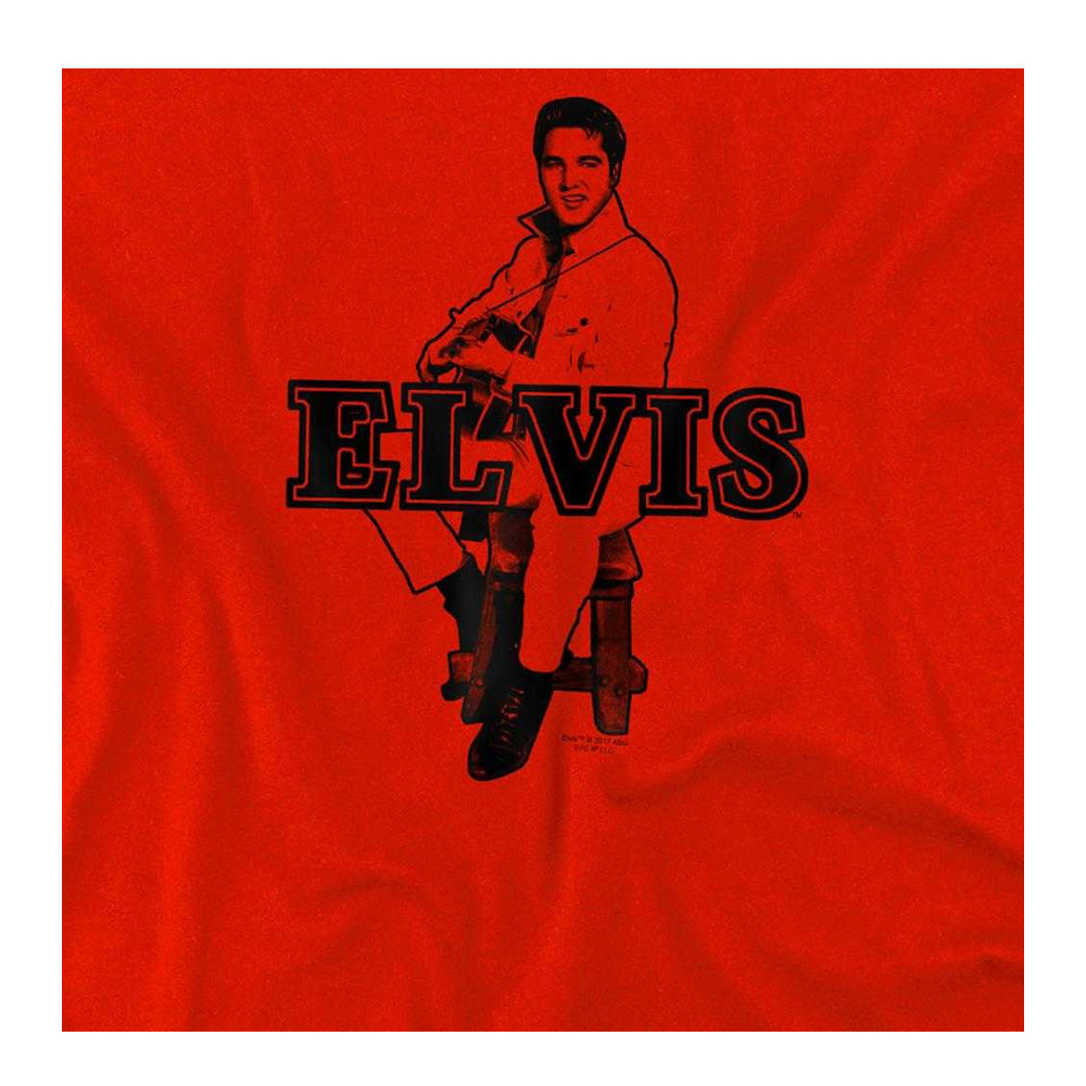 Red - Side - Elvis Presley Childrens-Kids Jamming T-Shirt
