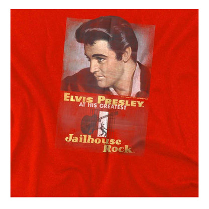 Red - Side - Elvis Presley Childrens-Kids Jailhouse Rock Poster T-Shirt