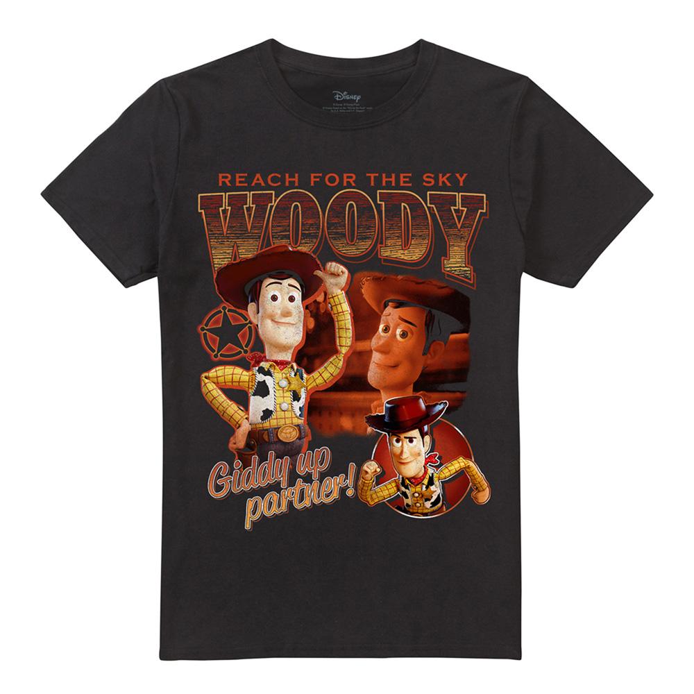 Black - Front - Toy Story Unisex Adult Sheriff Woody Homage T-Shirt