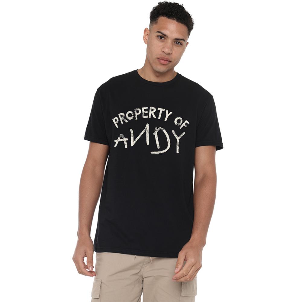 Black - Back - Toy Story Unisex Adult Property Of Andy T-Shirt
