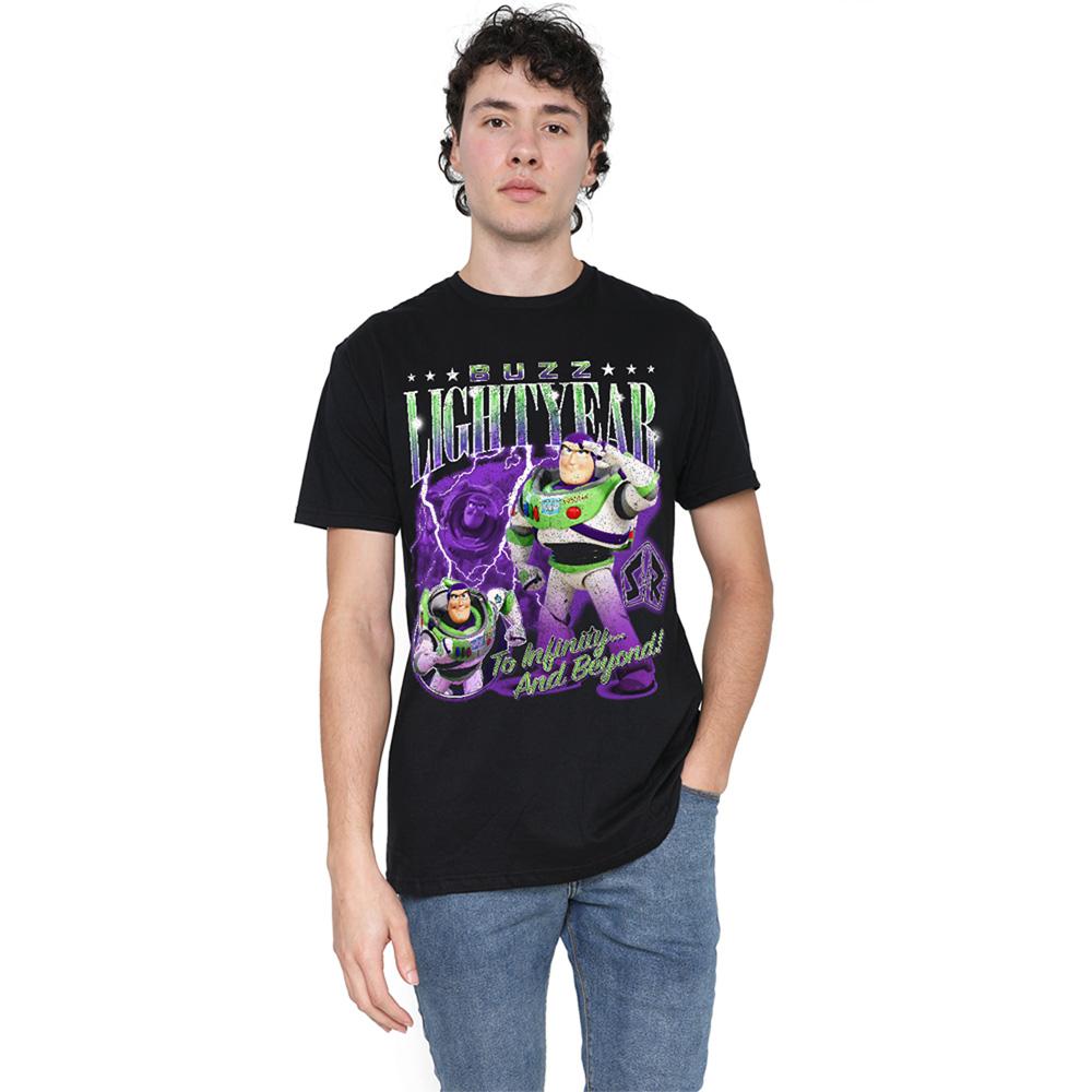 Black - Lifestyle - Toy Story Unisex Adult Buzz Lightyear Homage T-Shirt