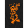 Black - Side - Disney Childrens-Kids Mickey Mouse Skeleton T-Shirt
