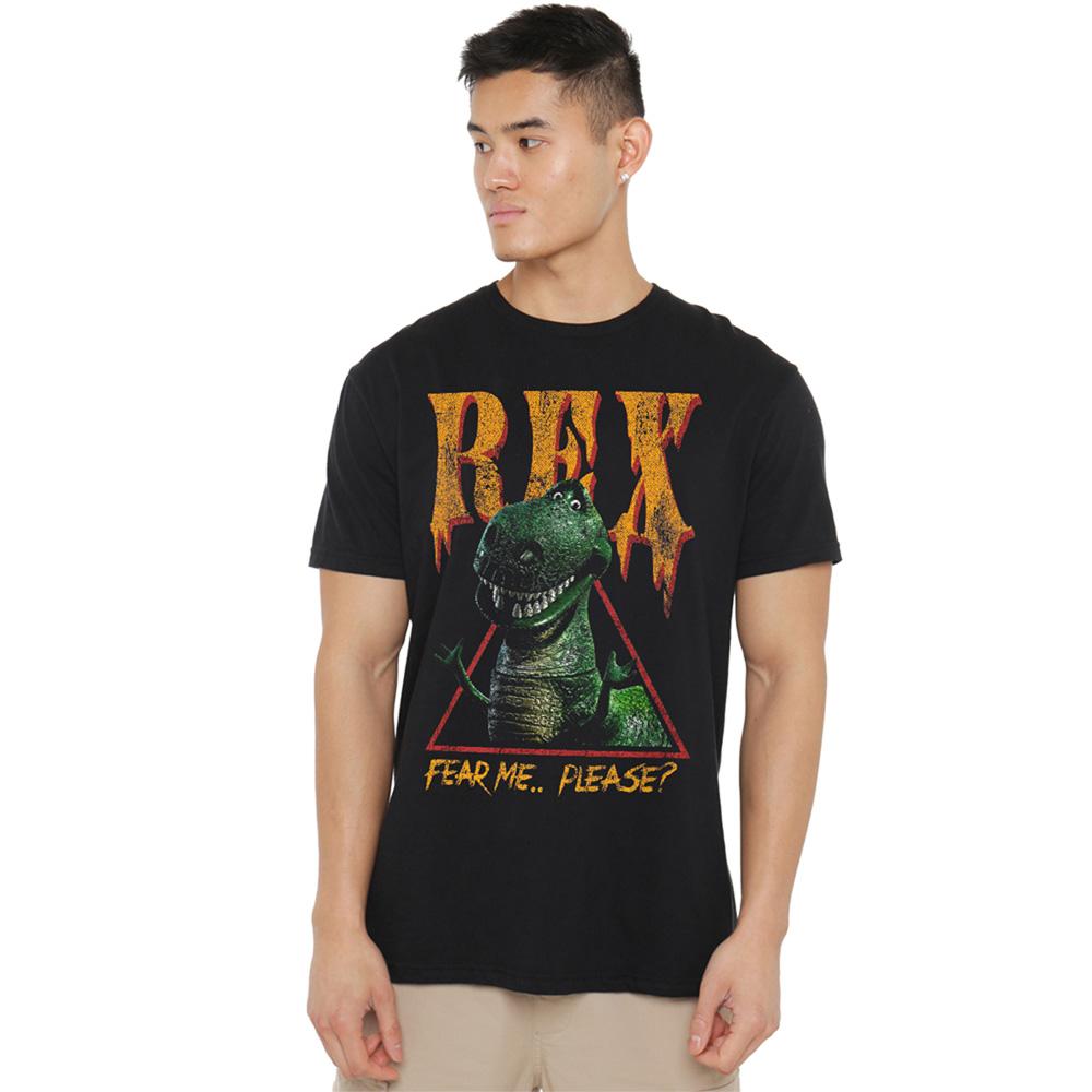 Black - Back - Toy Story Unisex Adult Fear Me Rex T-Shirt