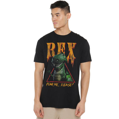 Black - Back - Toy Story Unisex Adult Fear Me Rex T-Shirt