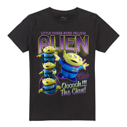 Black - Front - Toy Story Unisex Adult The Claw Aliens Homage T-Shirt