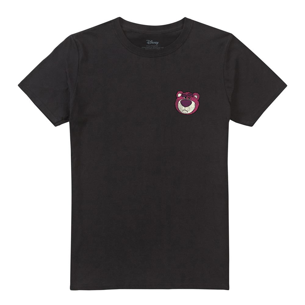 Black - Front - Toy Story Unisex Adult Not A Hugger Lotso Back Print T-Shirt