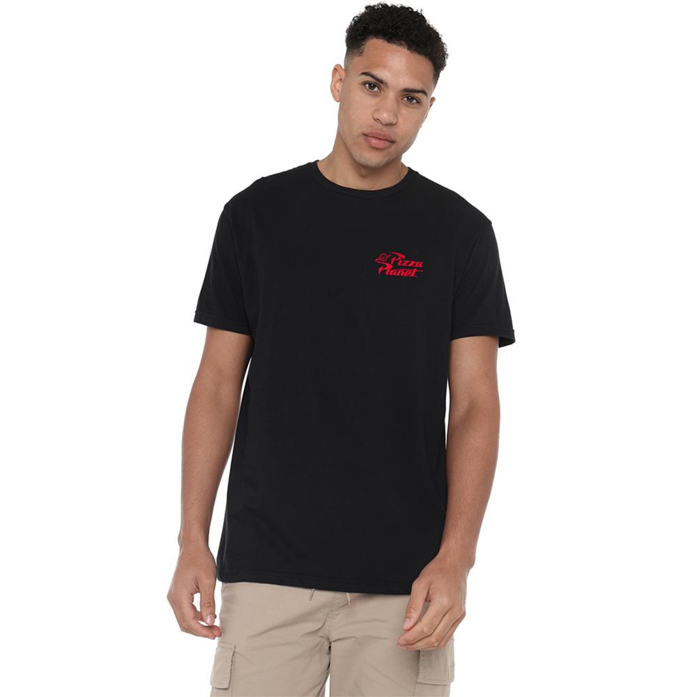Black - Back - Toy Story Unisex Adult Pizza Planet Freshest Back Print T-Shirt