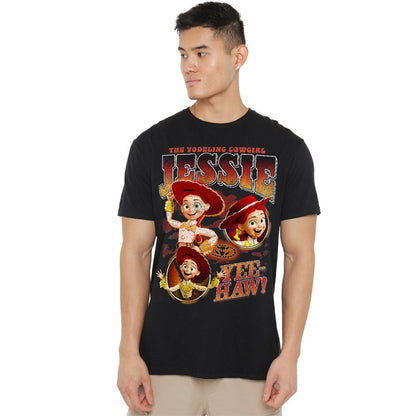 Black - Lifestyle - Toy Story Unisex Adult Cowgirl Jessie Homage T-Shirt