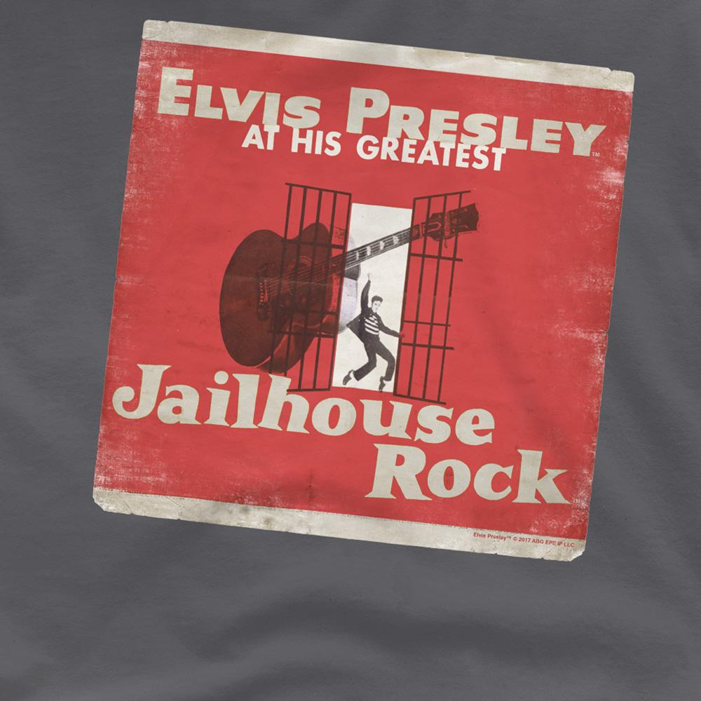 Charcoal - Side - Elvis Presley Unisex Adult Greatest T-Shirt