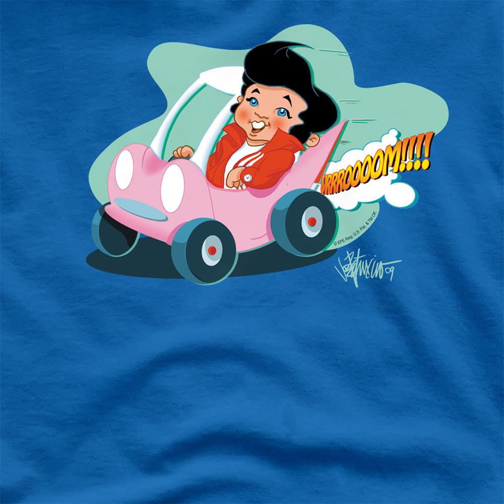 Royal Blue - Side - Elvis Presley Unisex Adult Speedway T-Shirt