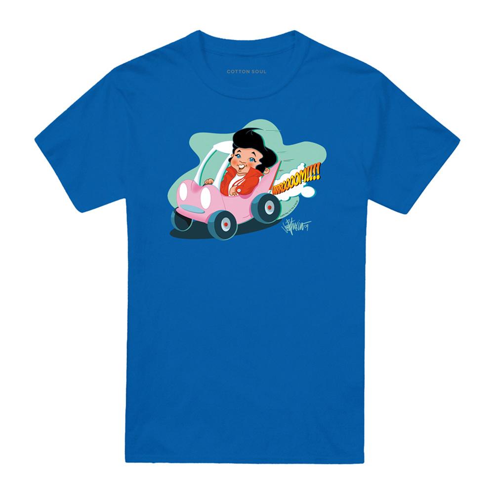 Royal Blue - Front - Elvis Presley Unisex Adult Speedway T-Shirt