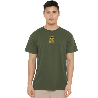Military Green - Back - Elvis Presley Unisex Adult Gi Blues Poster T-Shirt