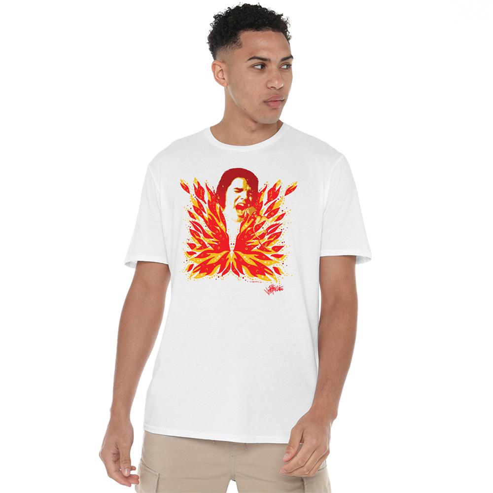 White - Back - Elvis Presley Unisex Adult His Latest Flame T-Shirt