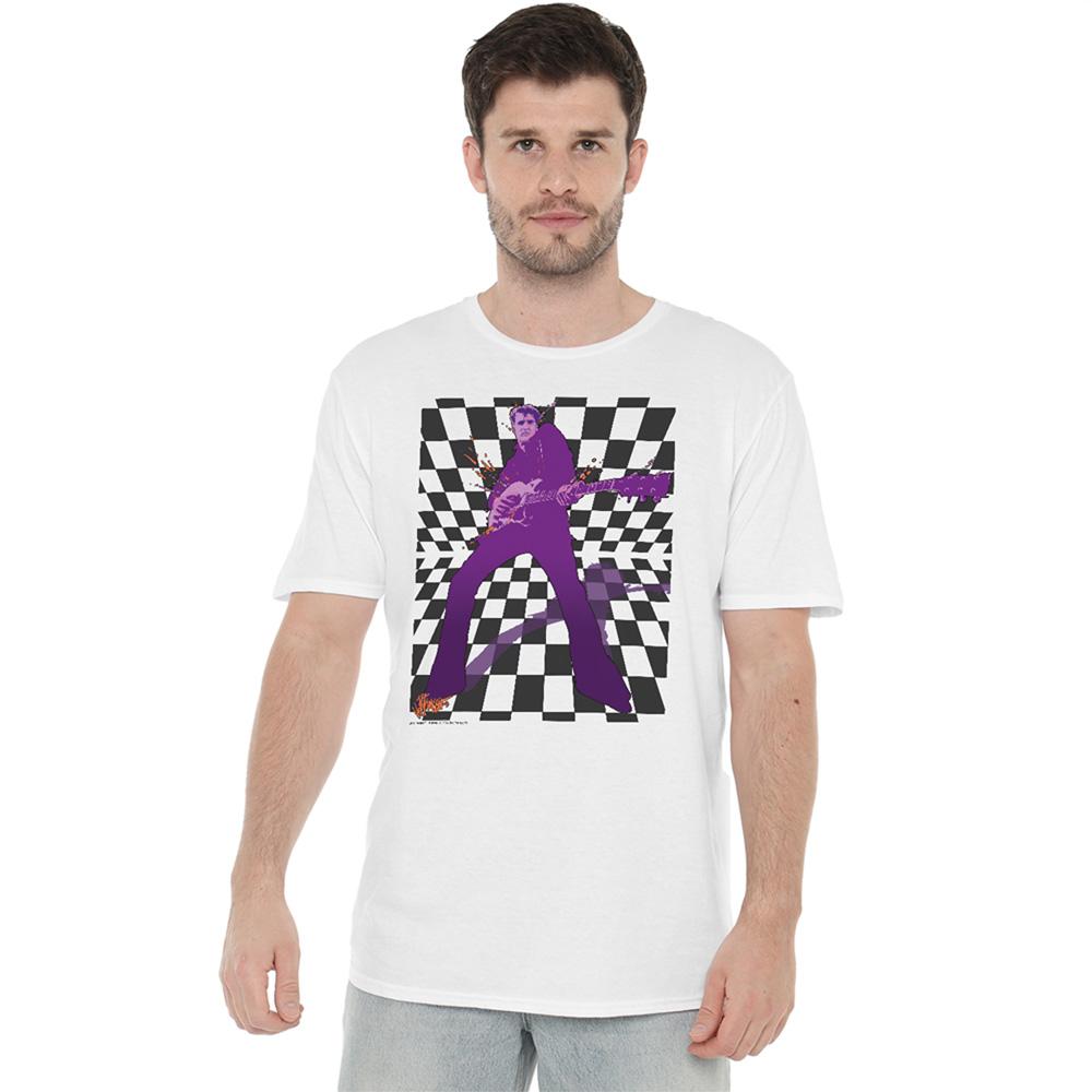 White - Back - Elvis Presley Unisex Adult Lets Rock T-Shirt