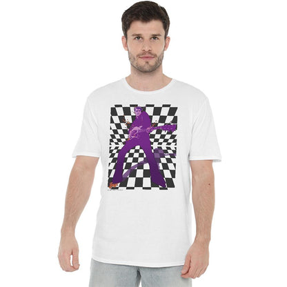 White - Back - Elvis Presley Unisex Adult Lets Rock T-Shirt