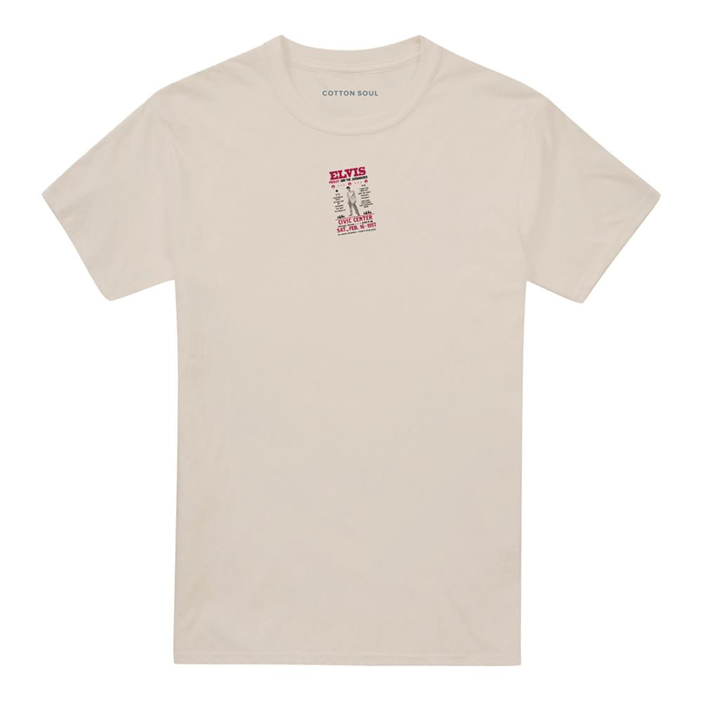 Sand - Front - Elvis Presley Unisex Adult Jordanaires T-Shirt