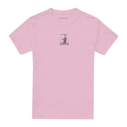 Pink - Front - Elvis Presley Unisex Adult Cell Block Rock T-Shirt