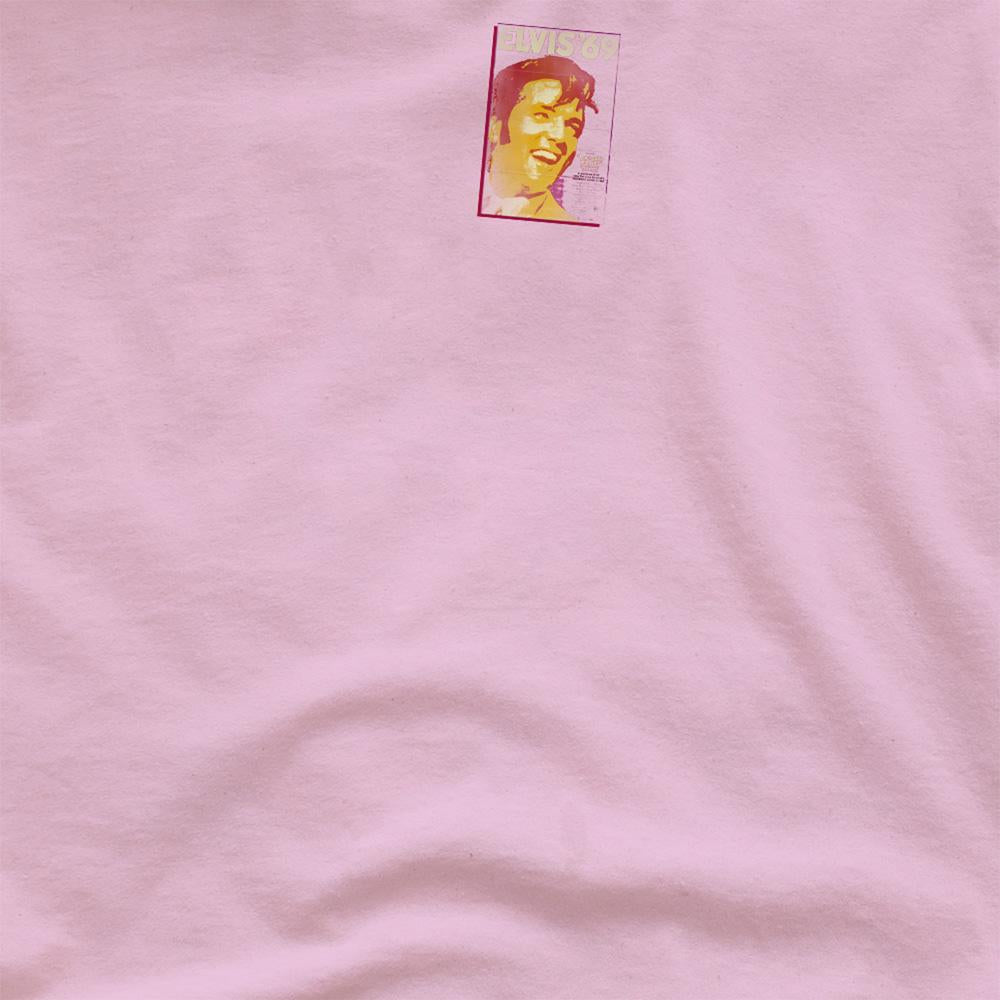 Pink - Side - Elvis Presley Unisex Adult Trouble With Girls T-Shirt