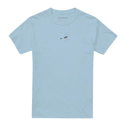 Light Blue - Front - Elvis Presley Unisex Adult Tender Eyes T-Shirt