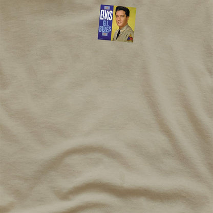 Safari Green - Side - Elvis Presley Unisex Adult Gi Blues Album T-Shirt