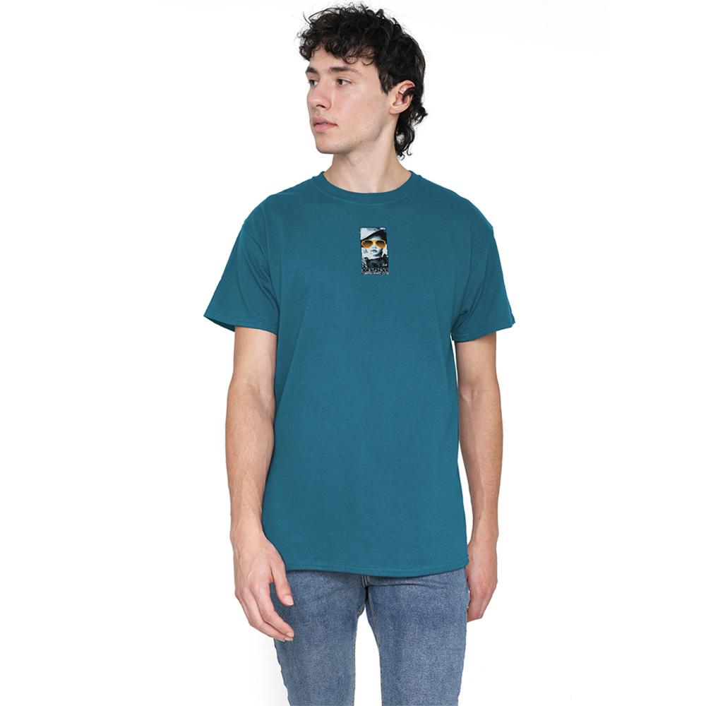 Slate - Back - Elvis Presley Unisex Adult Born To Rock T-Shirt