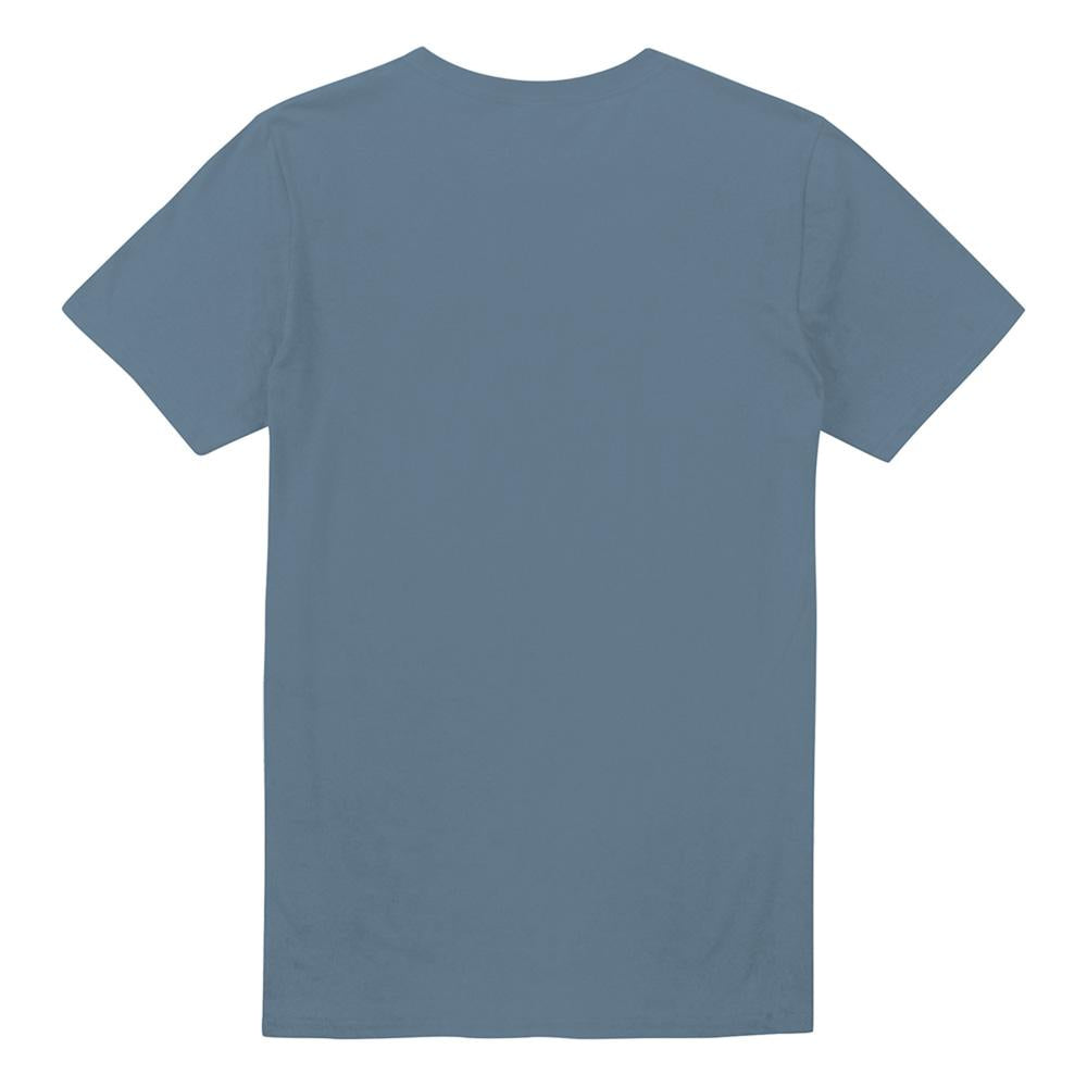 Carolina Blue - Pack Shot - Elvis Presley Unisex Adult Blue Suede Fade T-Shirt