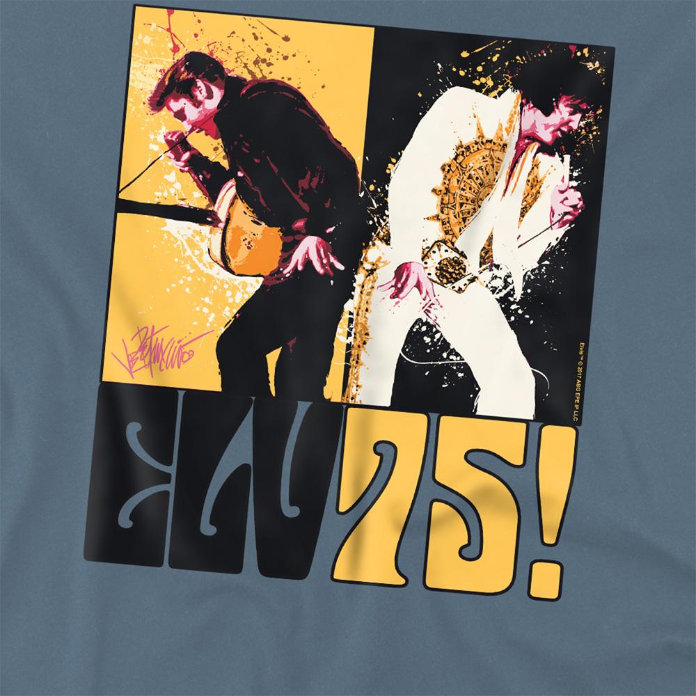 Carolina Blue - Side - Elvis Presley Unisex Adult Still The King T-Shirt