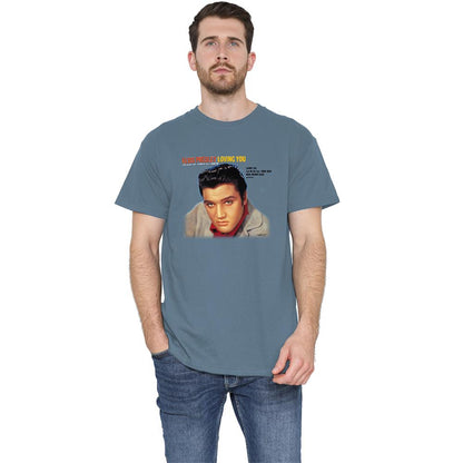 Carolina Blue - Back - Elvis Presley Unisex Adult Loving You Soundtrack T-Shirt