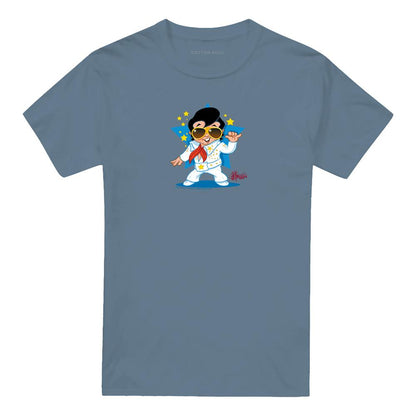 Carolina Blue - Front - Elvis Presley Unisex Adult Jumpsuit T-Shirt