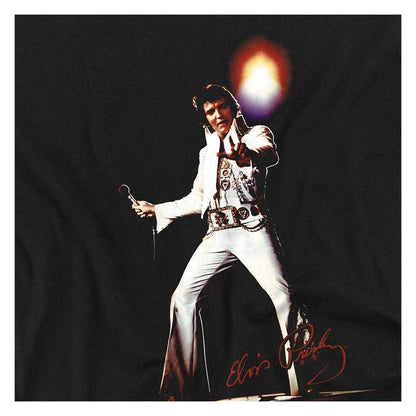 Black - Side - Elvis Presley Unisex Adult Glorious T-Shirt