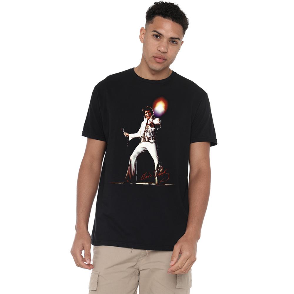 Black - Lifestyle - Elvis Presley Unisex Adult Glorious T-Shirt