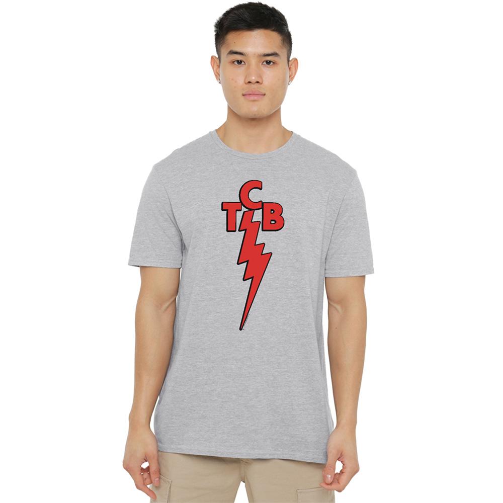 Athletic Heather - Back - Elvis Presley Unisex Adult TCB T-Shirt