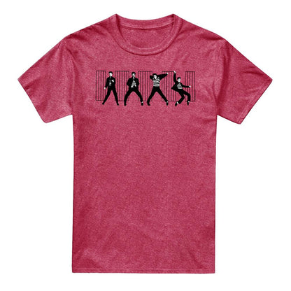 Red - Front - Elvis Presley Unisex Adult Jailhouse Rock T-Shirt