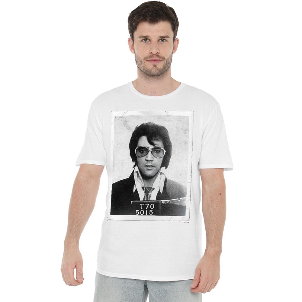 White - Lifestyle - Elvis Presley Unisex Adult Framed T-Shirt
