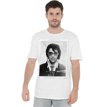 White - Lifestyle - Elvis Presley Unisex Adult Framed T-Shirt
