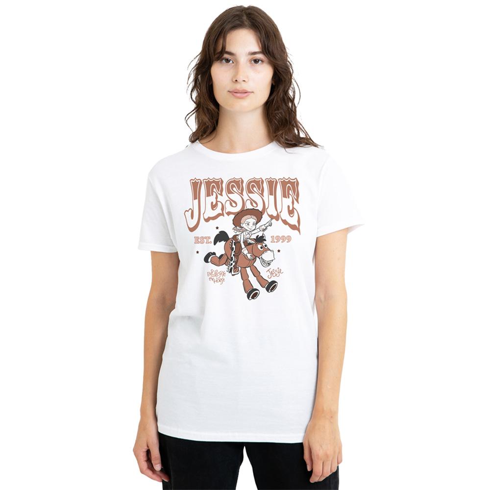 White - Back - Toy Story Womens-Ladies Jessie Mono T-Shirt