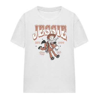 White - Front - Toy Story Womens-Ladies Jessie Mono T-Shirt