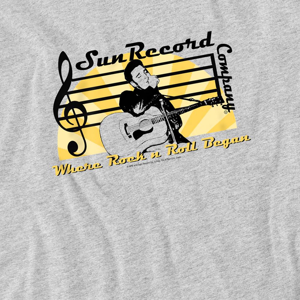 Athletic Heather - Side - Sun Records Unisex Adult Company Heather T-Shirt