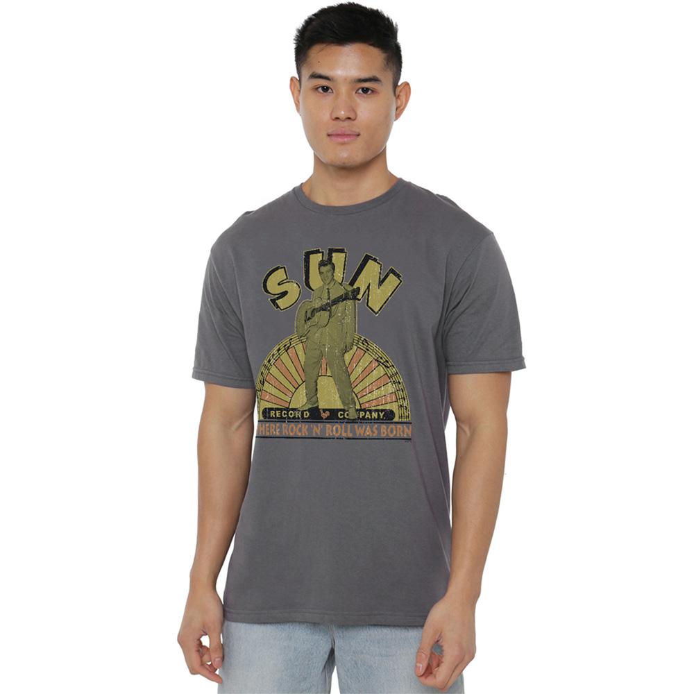 Charcoal - Back - Sun Records Unisex Adult Sunoriginal Son T-Shirt