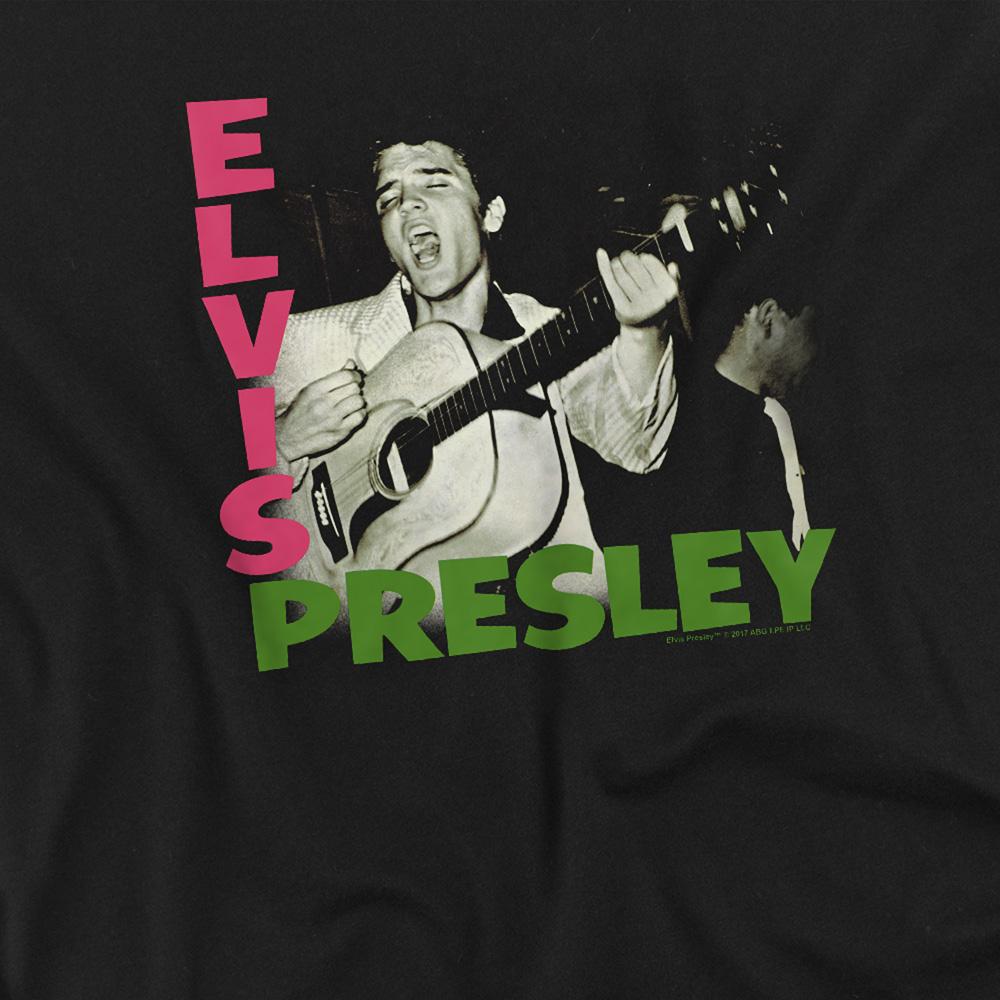 Black - Side - Elvis Presley Unisex Adult Album T-Shirt