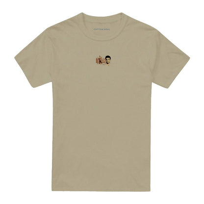 Safari Green - Front - Elvis Presley Unisex Adult At The Gates T-Shirt