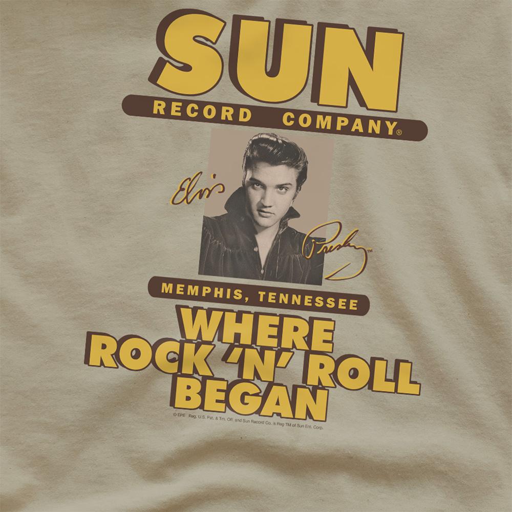 Safari Green - Side - Sun Records Unisex Adult Sun Ad T-Shirt