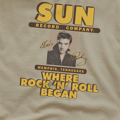 Safari Green - Side - Sun Records Unisex Adult Sun Ad T-Shirt