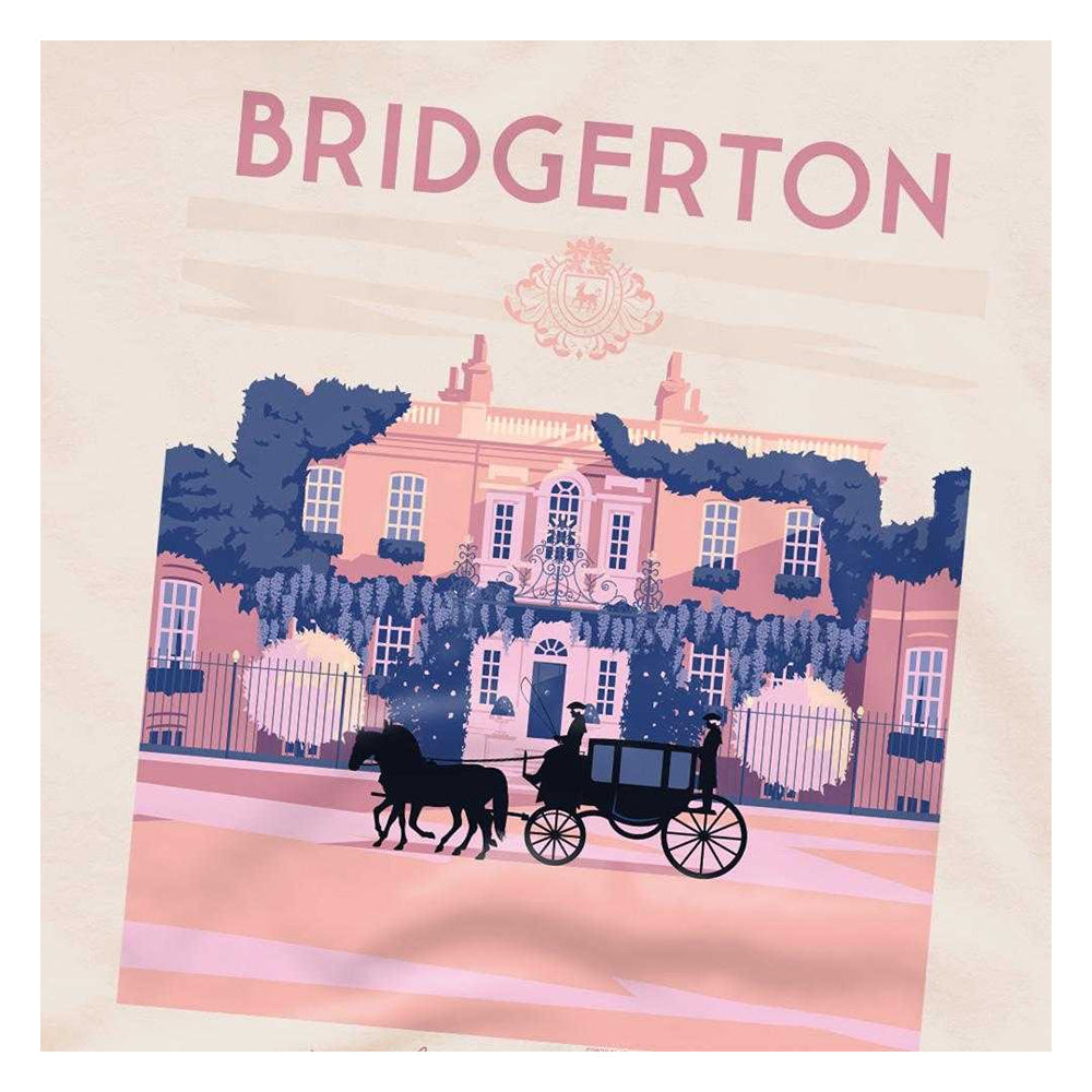 Natural - Side - Bridgerton Unisex Adult Modern Minimal T-Shirt