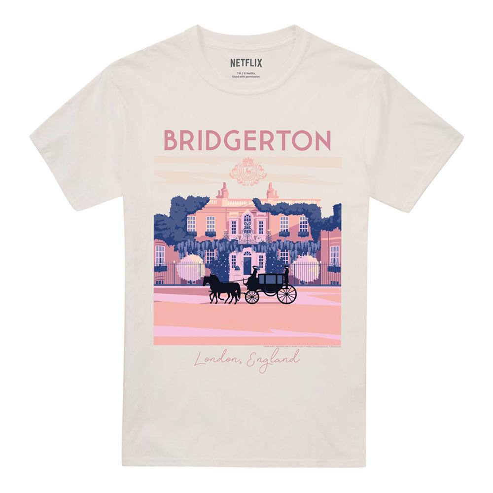 Natural - Front - Bridgerton Unisex Adult Modern Minimal T-Shirt
